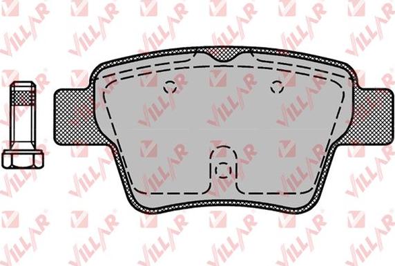 Villar 626.1278 - Set placute frana,frana disc aaoparts.ro