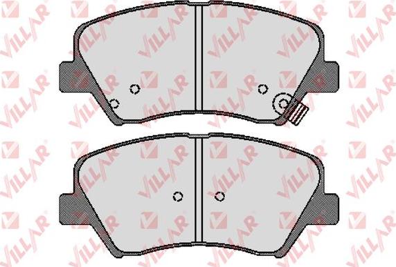 Villar 626.1744 - Set placute frana,frana disc aaoparts.ro