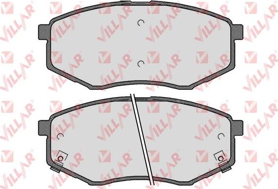 Villar 626.1757 - Set placute frana,frana disc aaoparts.ro