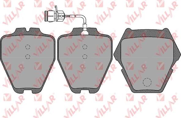 Villar 626.1767 - Set placute frana,frana disc aaoparts.ro