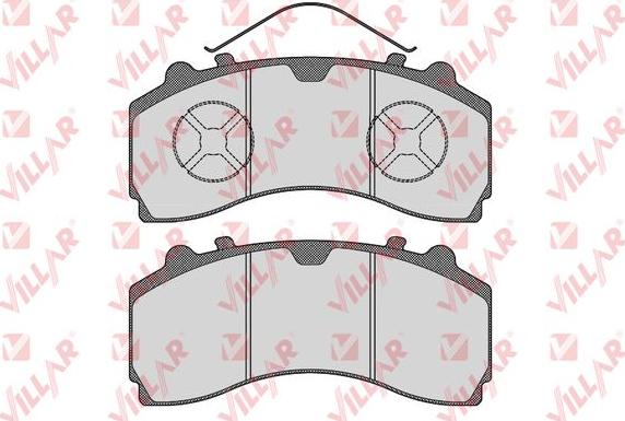 Villar 626.1777 - Set placute frana,frana disc aaoparts.ro