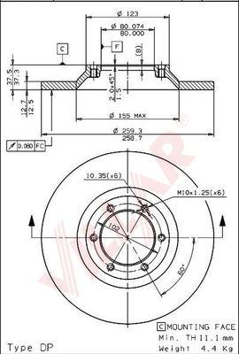 Pemebla JAPDI-900 - Disc frana aaoparts.ro