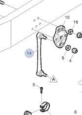 Volvo 3986433 - Brat / bieleta suspensie, stabilizator aaoparts.ro