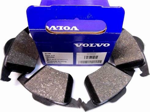 Volvo 30793093 - Set placute frana,frana disc aaoparts.ro