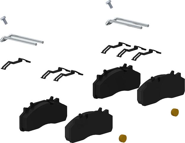 WABCO 12 999 737VT - Set placute frana,frana disc aaoparts.ro