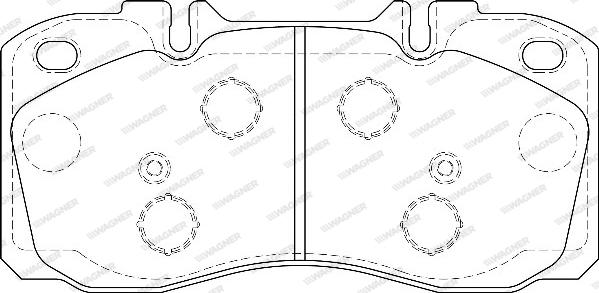 Wagner WBP29122A - Set placute frana,frana disc aaoparts.ro