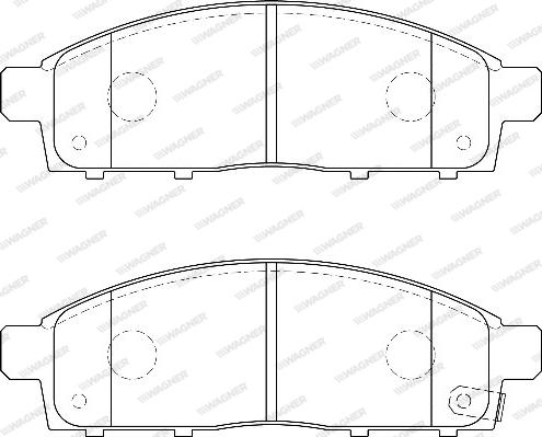 Wagner WBP24529A - Set placute frana,frana disc aaoparts.ro