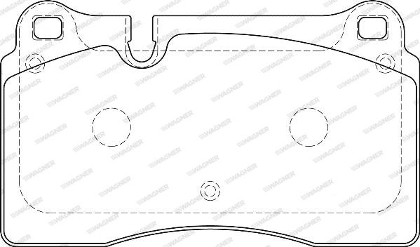 Wagner WBP24098A - Set placute frana,frana disc aaoparts.ro
