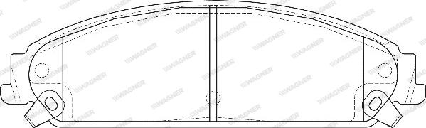 Wagner WBP24164A - Set placute frana,frana disc aaoparts.ro