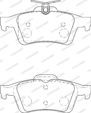 Wagner WBP24136A - Set placute frana,frana disc aaoparts.ro