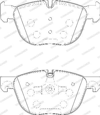 Wagner WBP24170A - Set placute frana,frana disc aaoparts.ro