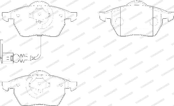 Wagner WBP20676C - Set placute frana,frana disc aaoparts.ro