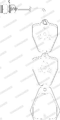 Wagner WBP21452A - Set placute frana,frana disc aaoparts.ro