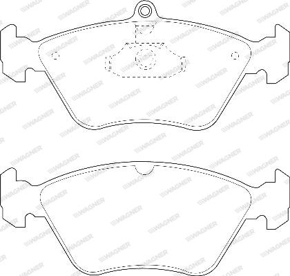 Wagner WBP21411A - Set placute frana,frana disc aaoparts.ro