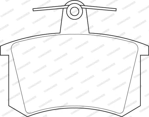 Wagner WBP21144A - Set placute frana,frana disc aaoparts.ro