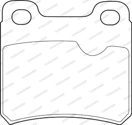 Wagner WBP21140A - Set placute frana,frana disc aaoparts.ro