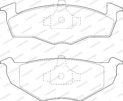 Wagner WBP21866C - Set placute frana,frana disc aaoparts.ro