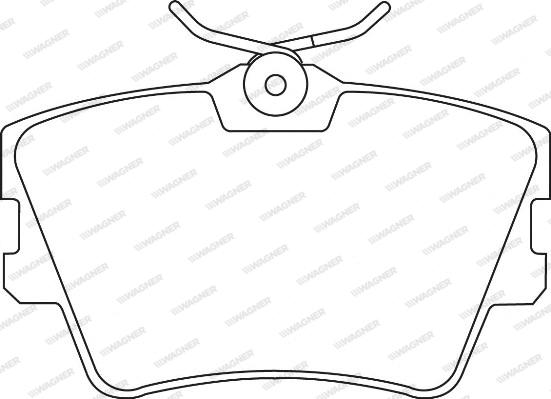 Wagner WBP21882A - Set placute frana,frana disc aaoparts.ro