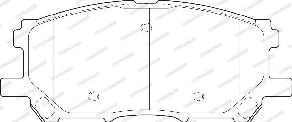 Wagner WBP23989A - Set placute frana,frana disc aaoparts.ro
