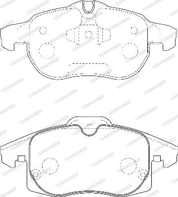 Wagner WBP23402A - Set placute frana,frana disc aaoparts.ro