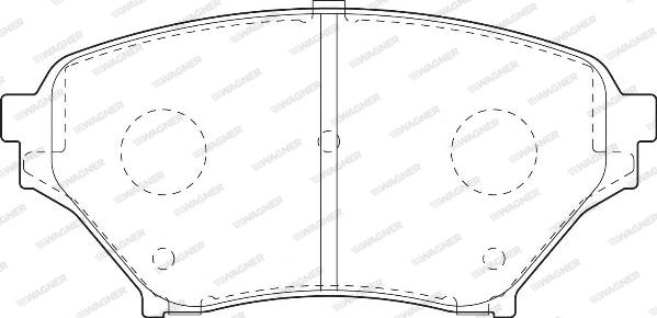 Wagner WBP23696A - Set placute frana,frana disc aaoparts.ro