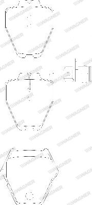 Wagner WBP23119A - Set placute frana,frana disc aaoparts.ro