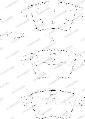 Wagner WBP23746B - Set placute frana,frana disc aaoparts.ro