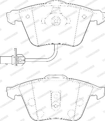 Wagner WBP23762B - Set placute frana,frana disc aaoparts.ro