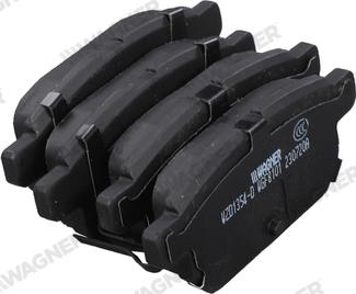 Wagner WZD1354-D - Set placute frana,frana disc aaoparts.ro