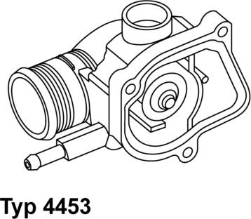 WAHLER 4453.87D - Termostat,lichid racire aaoparts.ro