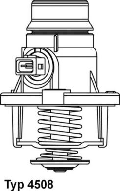 WAHLER 4508.105D - Termostat,lichid racire aaoparts.ro