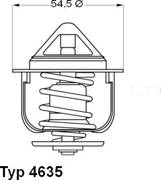 WAHLER 463576 - Termostat,lichid racire aaoparts.ro