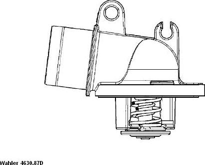 WAHLER 4630.87D - Termostat,lichid racire aaoparts.ro