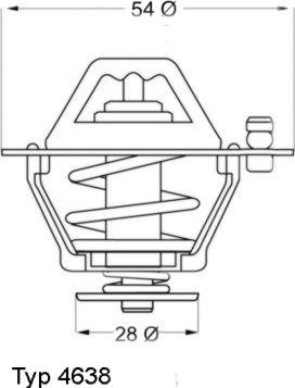 WAHLER 463882D - Termostat,lichid racire aaoparts.ro