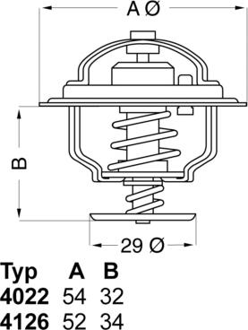 WAHLER 4022.88D - Termostat,lichid racire aaoparts.ro