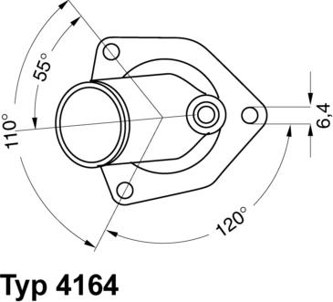 WAHLER 4164.92D - Termostat,lichid racire aaoparts.ro