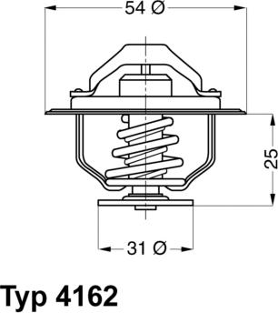 WAHLER 4162.79D - Termostat,lichid racire aaoparts.ro
