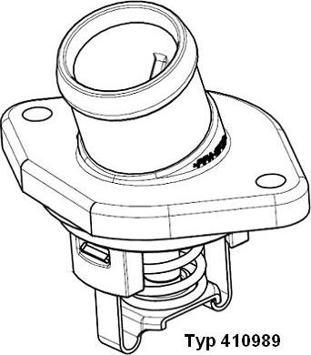 WAHLER 410989.80D - Termostat,lichid racire aaoparts.ro