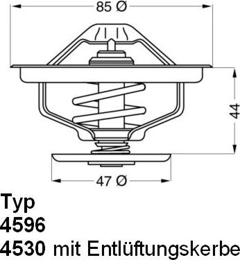 WAHLER 4596.83D - Termostat,lichid racire aaoparts.ro