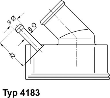 WAHLER 4183.92D - Termostat,lichid racire aaoparts.ro