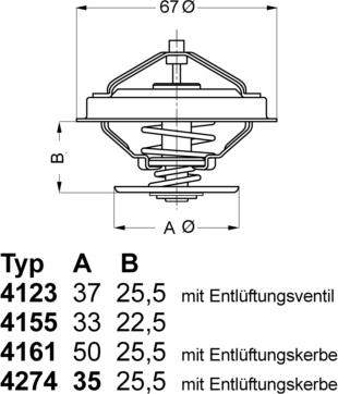 WAHLER 4274.82D - Termostat,lichid racire aaoparts.ro