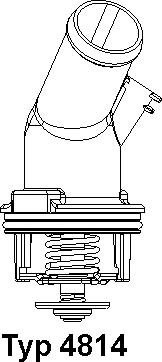 WAHLER 4814.92D - Termostat,lichid racire aaoparts.ro