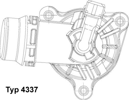 WAHLER 4337.105D - Termostat,lichid racire aaoparts.ro