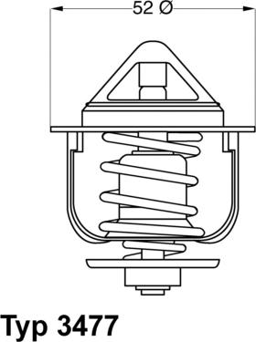 WAHLER 347788D - Termostat,lichid racire aaoparts.ro