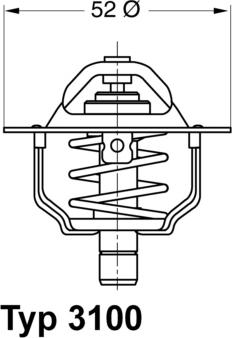 WAHLER 310088D - Termostat,lichid racire aaoparts.ro