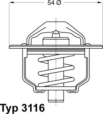 WAHLER 311682D - Termostat,lichid racire aaoparts.ro