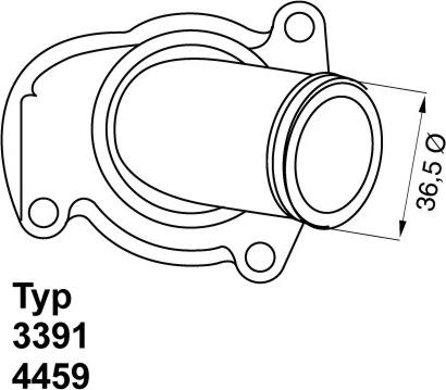 WAHLER 4459.92D - Termostat,lichid racire aaoparts.ro