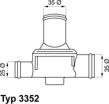 WAHLER 3352.80 - Termostat,lichid racire aaoparts.ro