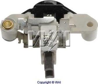 WAI IB511 - Regulator, alternator aaoparts.ro