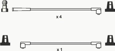 WAI ISL015 - Set cablaj aprinder aaoparts.ro